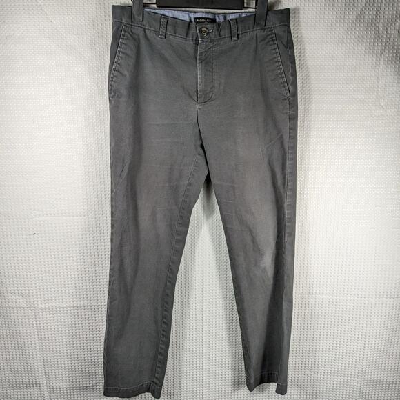 Banana Republic Aiden Chino 34x31 Men’s Pants Gray Stretch Cotton Casual Modern - Picture 1 of 4